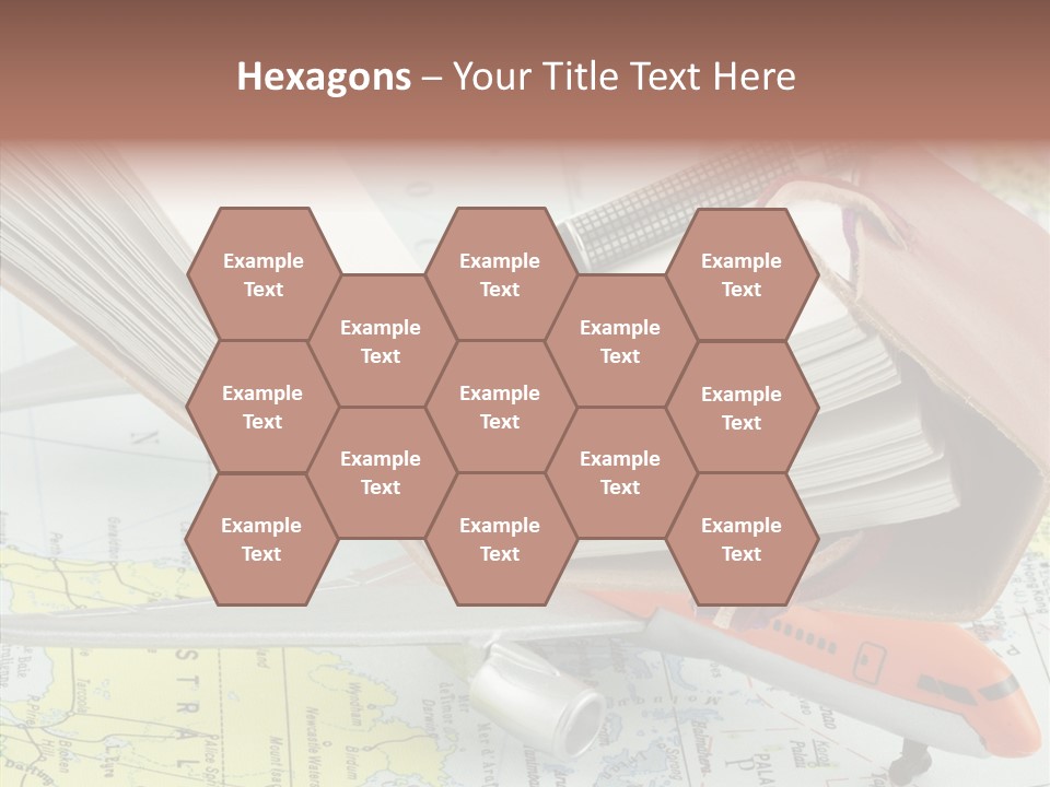 Correspondant Carnet Carnet De Voyages PowerPoint Template