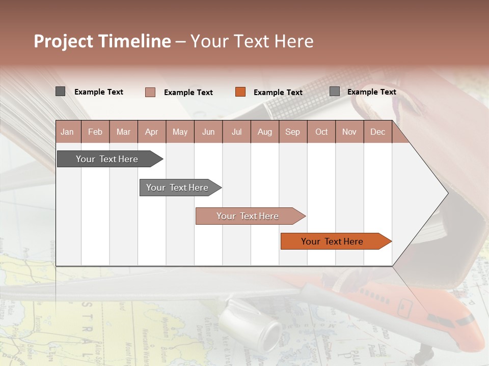 Correspondant Carnet Carnet De Voyages PowerPoint Template