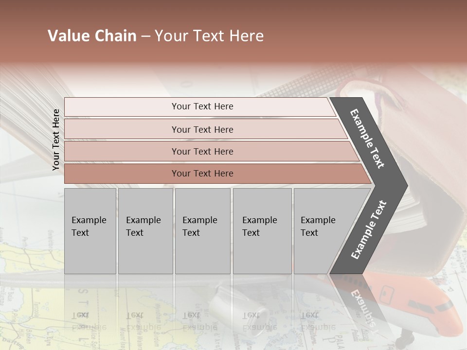 Correspondant Carnet Carnet De Voyages PowerPoint Template