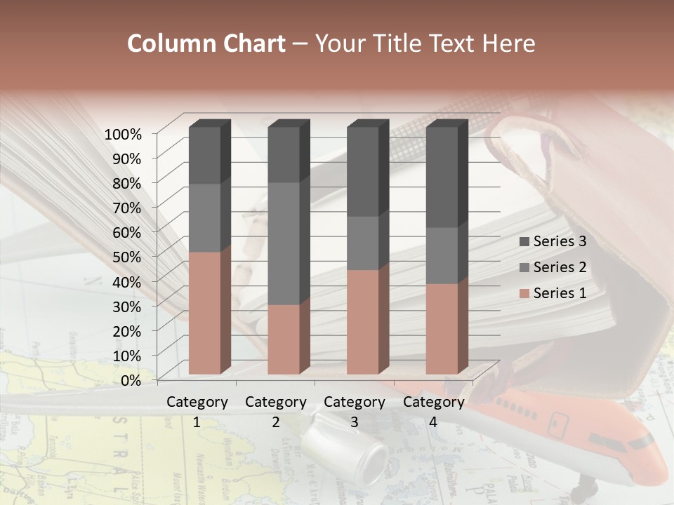 Correspondant Carnet Carnet De Voyages PowerPoint Template