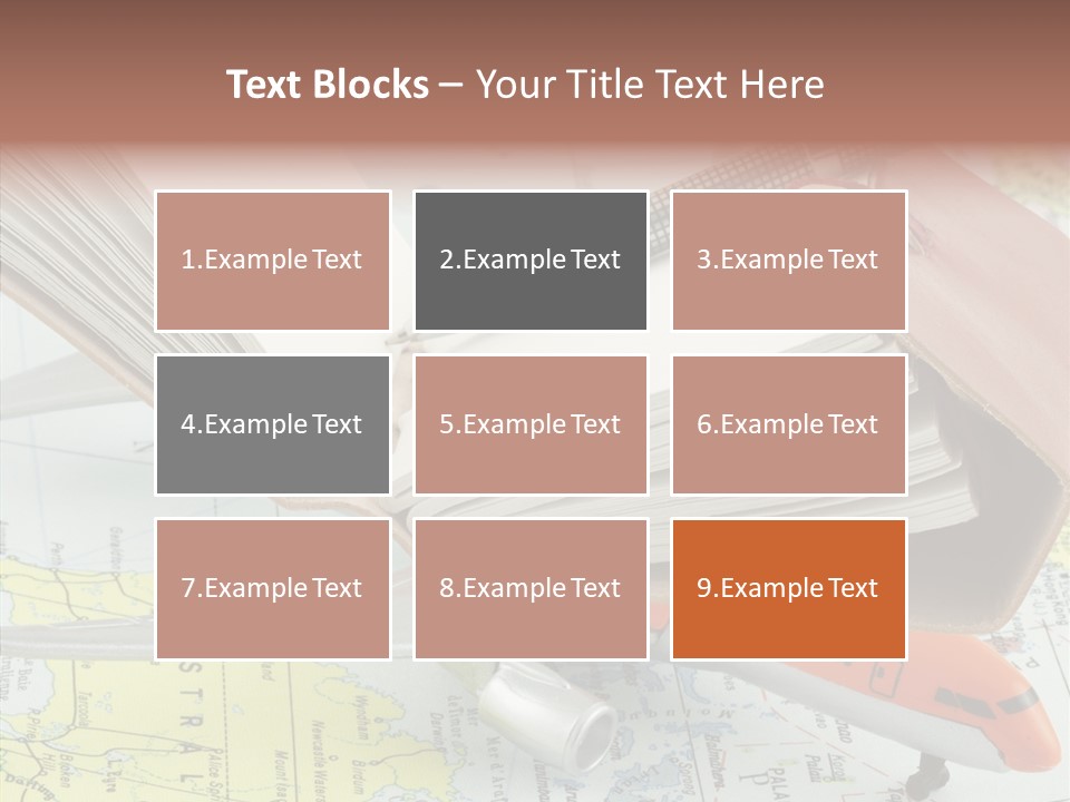 Correspondant Carnet Carnet De Voyages PowerPoint Template
