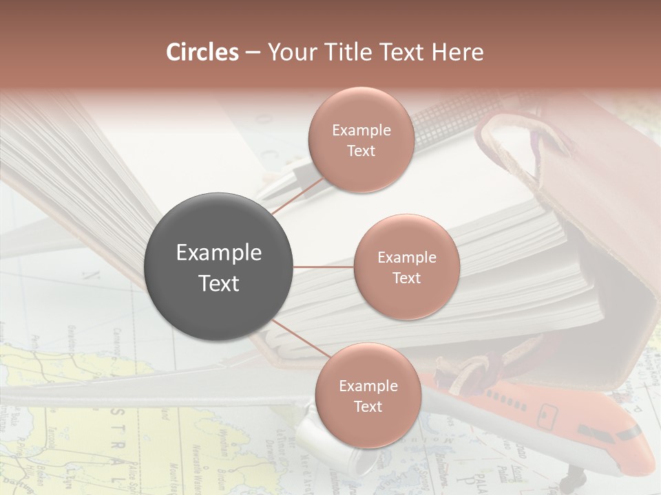 Correspondant Carnet Carnet De Voyages PowerPoint Template