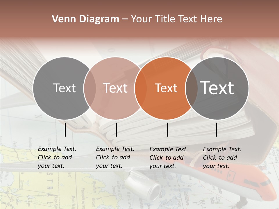 Correspondant Carnet Carnet De Voyages PowerPoint Template