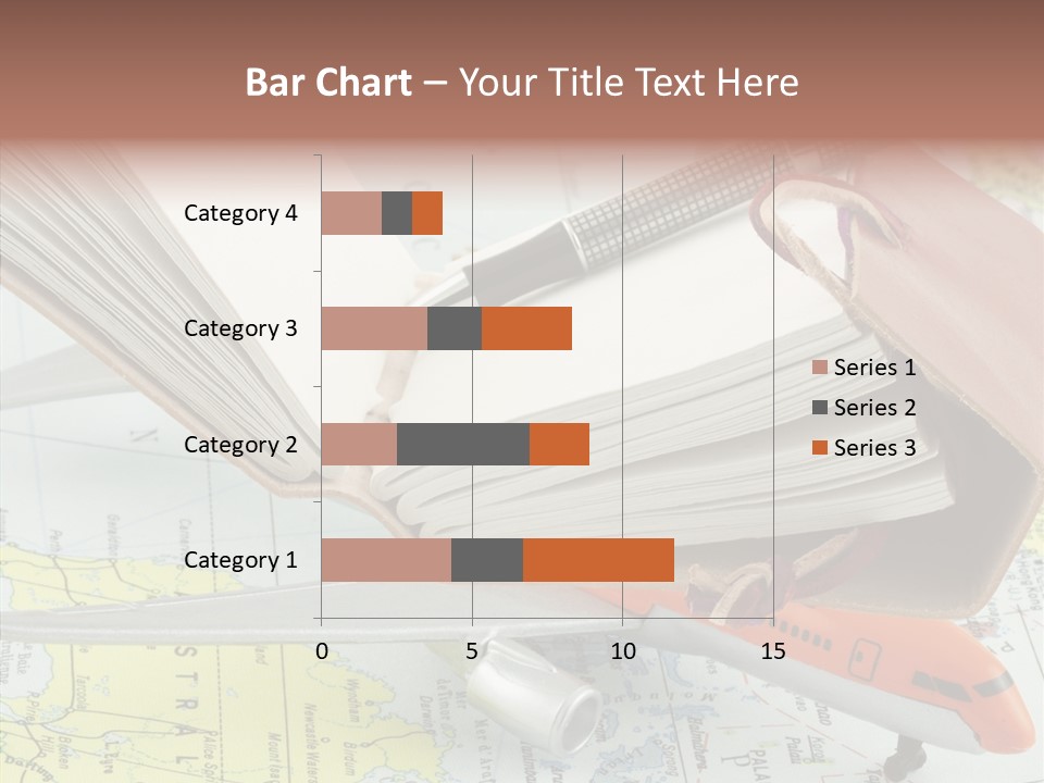 Correspondant Carnet Carnet De Voyages PowerPoint Template