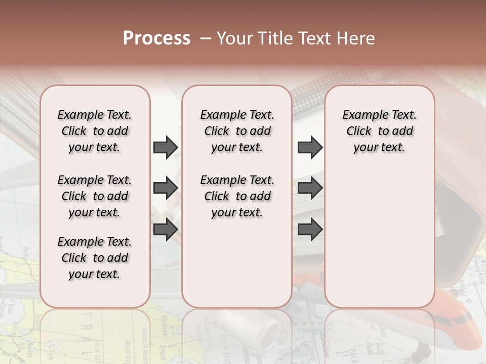 Correspondant Carnet Carnet De Voyages PowerPoint Template