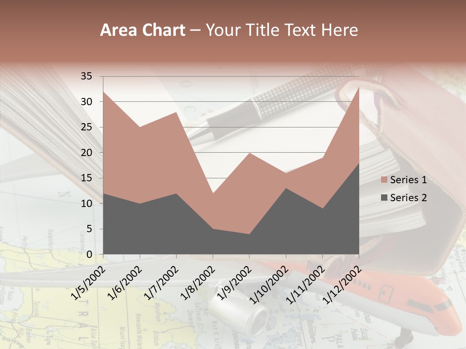 Correspondant Carnet Carnet De Voyages PowerPoint Template