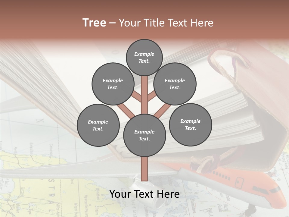 Correspondant Carnet Carnet De Voyages PowerPoint Template