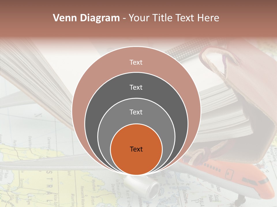 Correspondant Carnet Carnet De Voyages PowerPoint Template