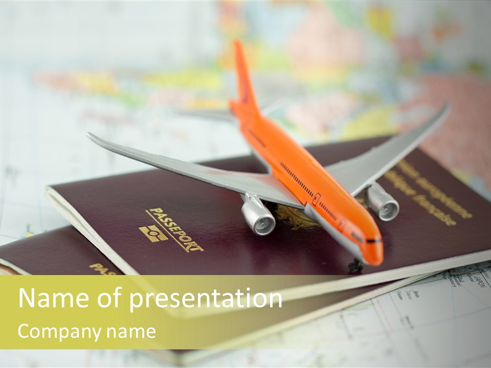 Globe Loisirs Aviation PowerPoint Template