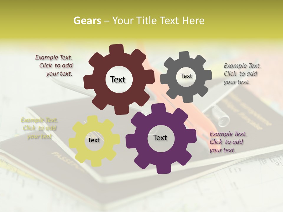 Globe Loisirs Aviation PowerPoint Template