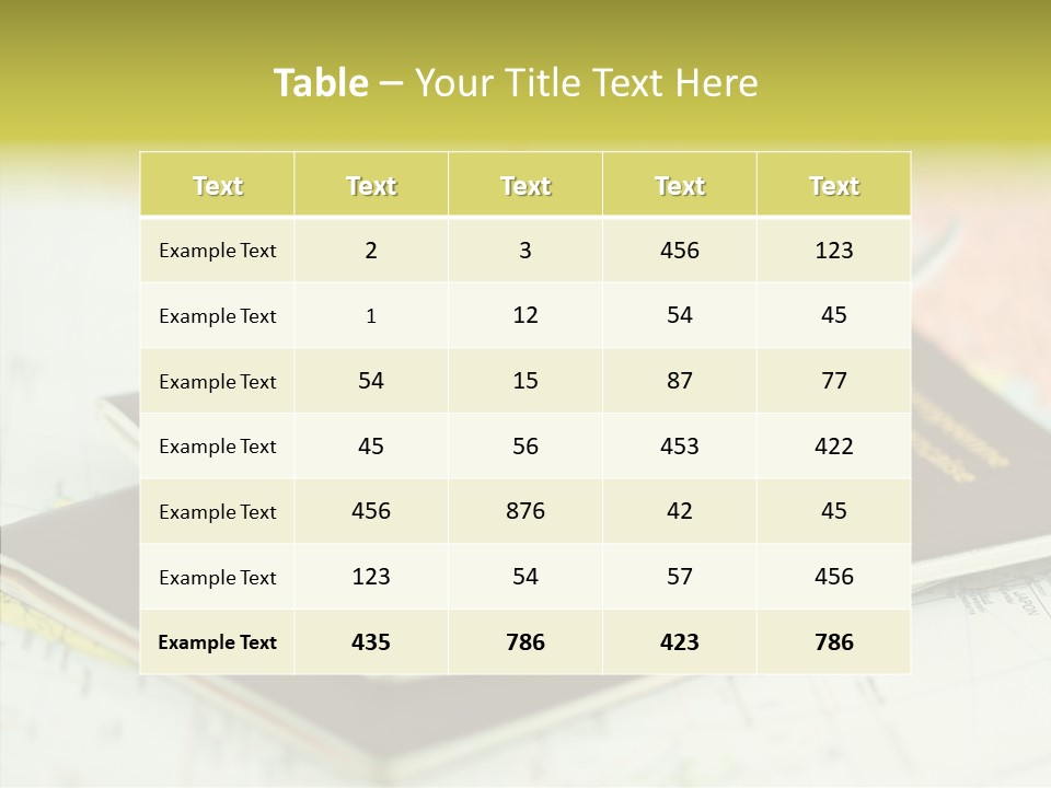 Globe Loisirs Aviation PowerPoint Template