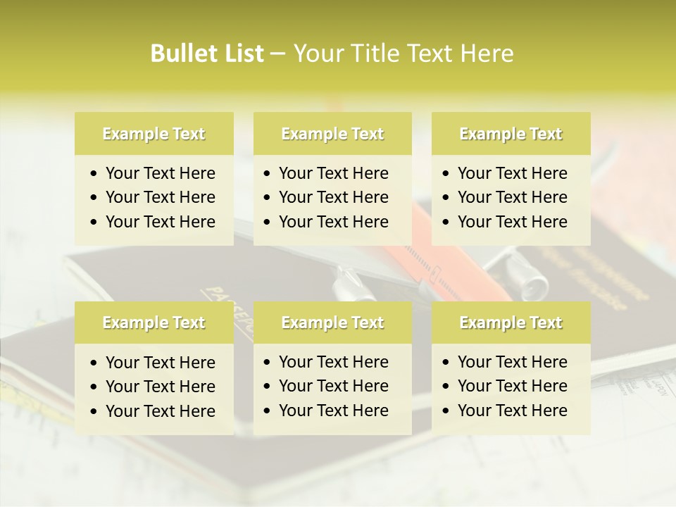 Globe Loisirs Aviation PowerPoint Template