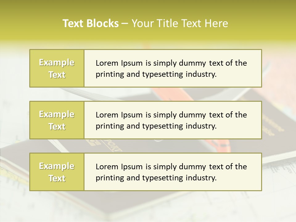 Globe Loisirs Aviation PowerPoint Template