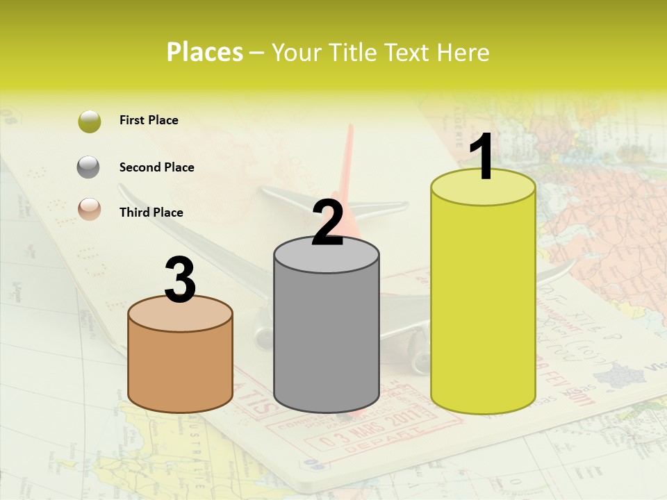Identit Avions Destination PowerPoint Template