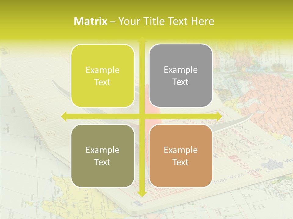 Identit Avions Destination PowerPoint Template