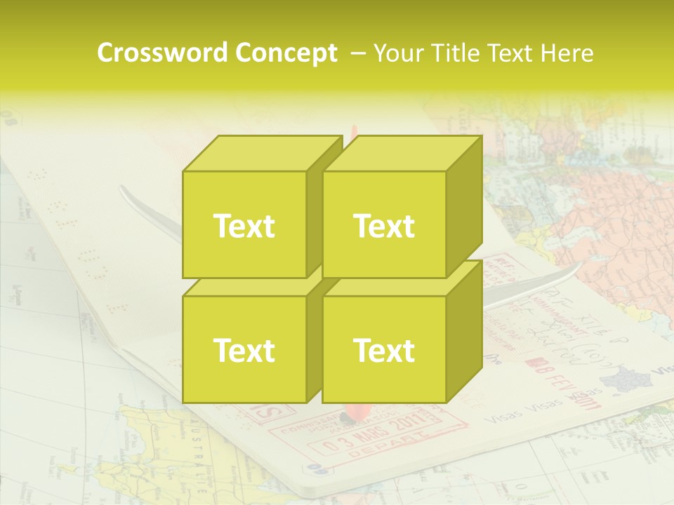 Identit Avions Destination PowerPoint Template