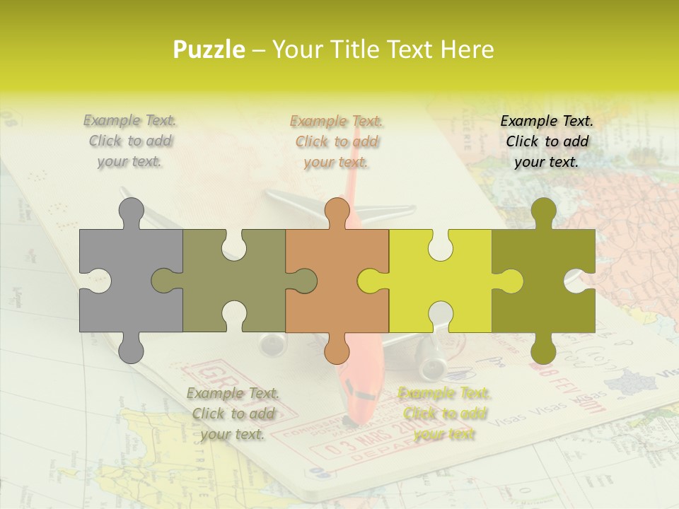 Identit Avions Destination PowerPoint Template