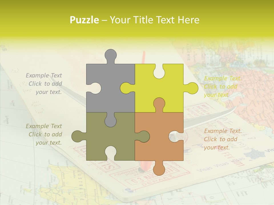 Identit Avions Destination PowerPoint Template