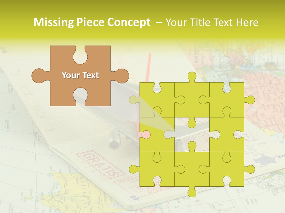 Identit Avions Destination PowerPoint Template