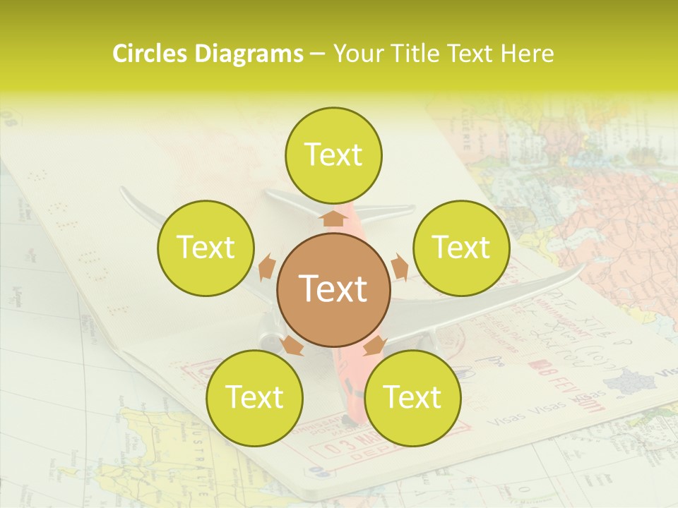 Identit Avions Destination PowerPoint Template