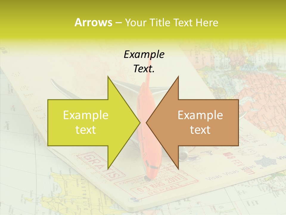 Identit Avions Destination PowerPoint Template
