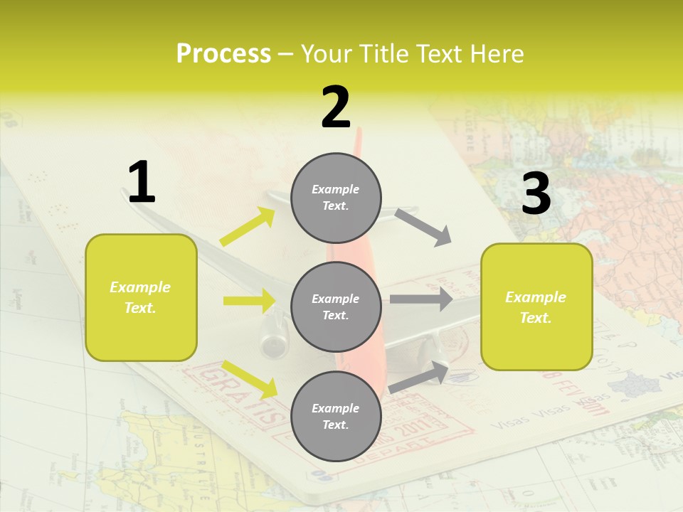 Identit Avions Destination PowerPoint Template