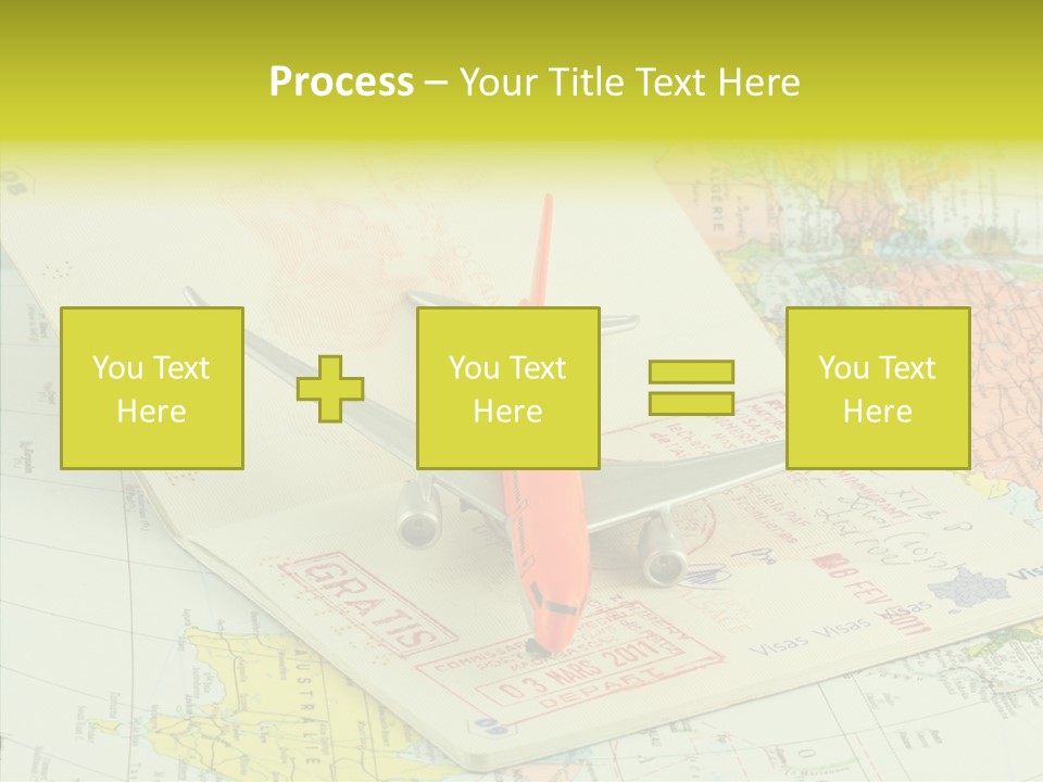 Identit Avions Destination PowerPoint Template