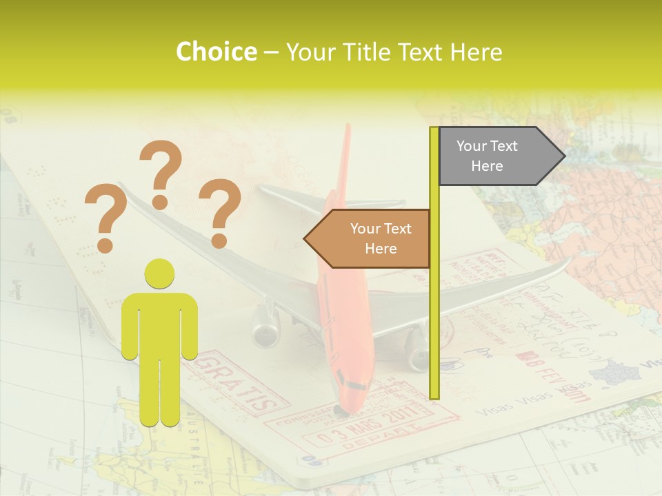 Identit Avions Destination PowerPoint Template