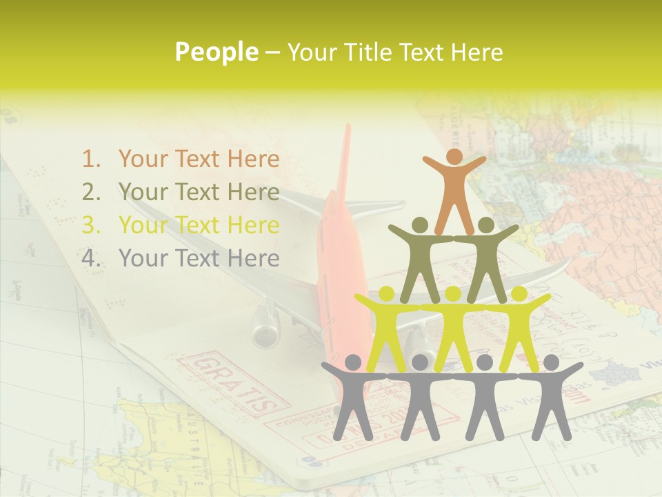 Identit Avions Destination PowerPoint Template