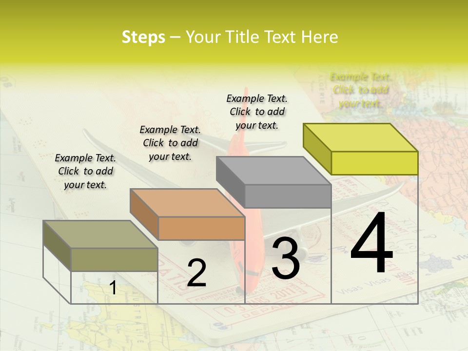 Identit Avions Destination PowerPoint Template