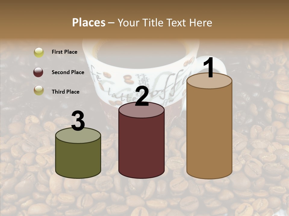 Cup Colour Breakfast PowerPoint Template