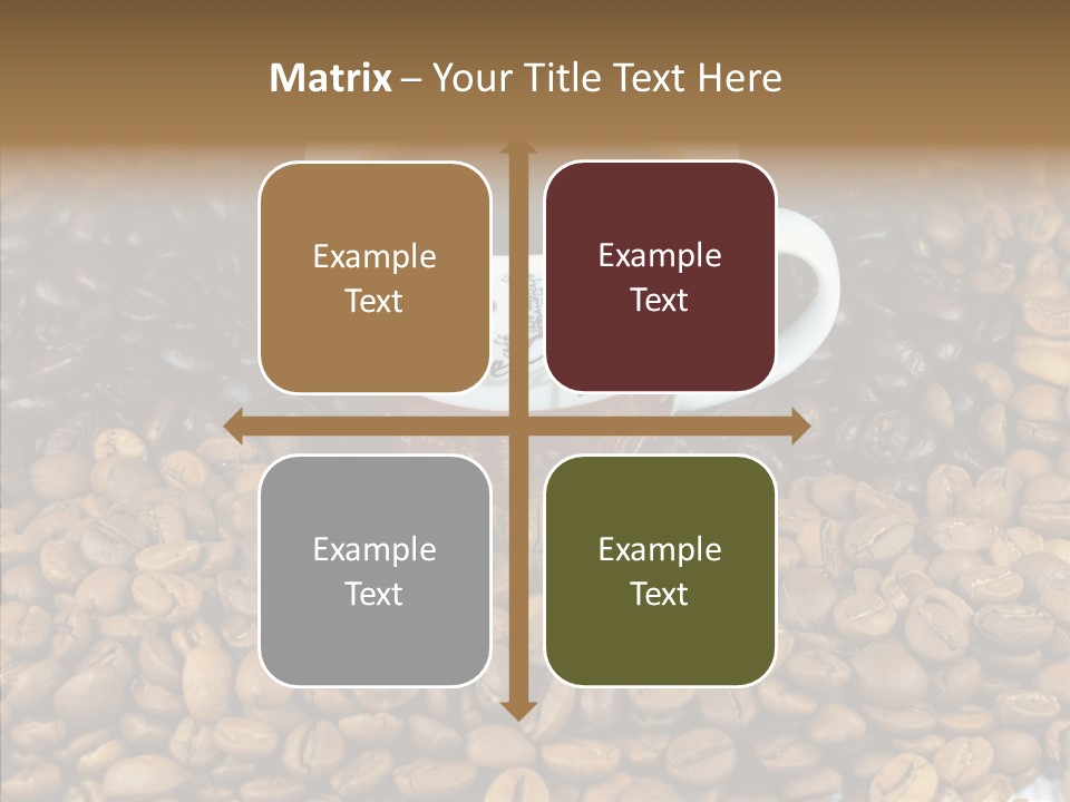 Cup Colour Breakfast PowerPoint Template