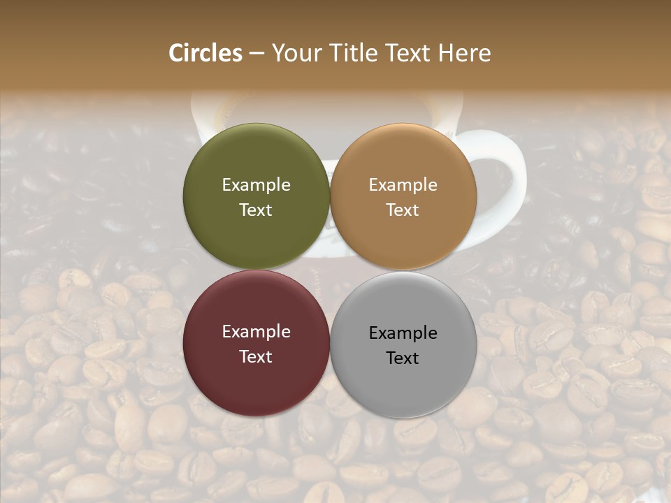 Cup Colour Breakfast PowerPoint Template