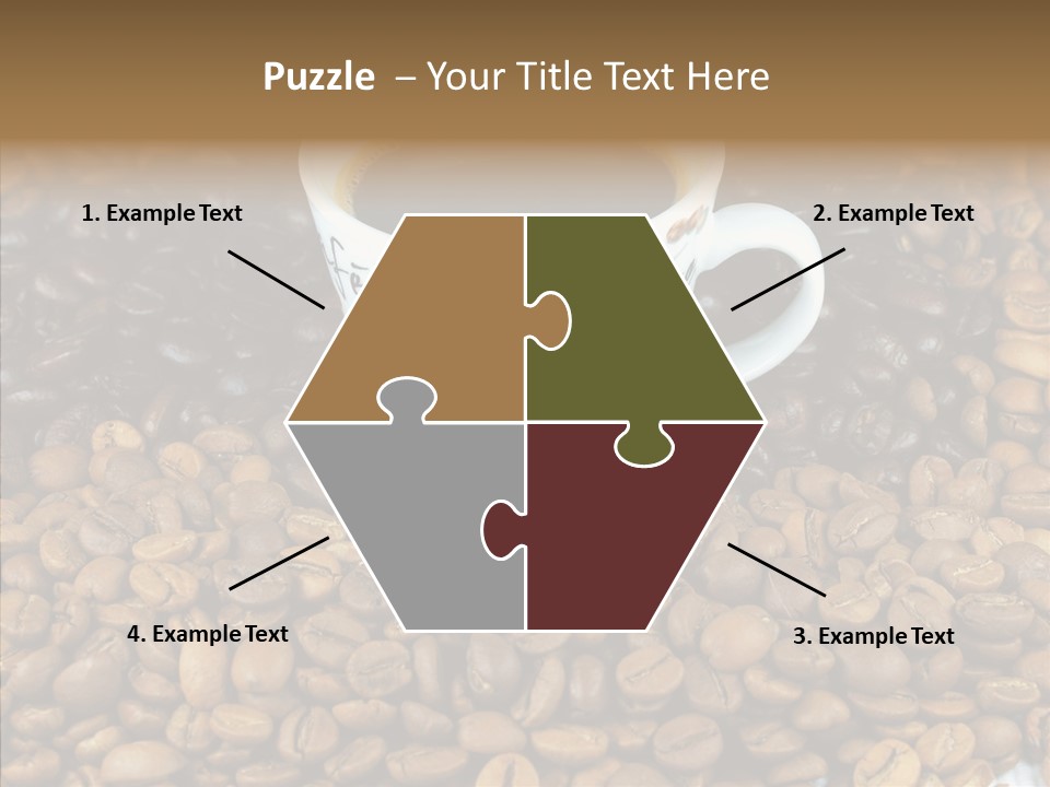 Cup Colour Breakfast PowerPoint Template