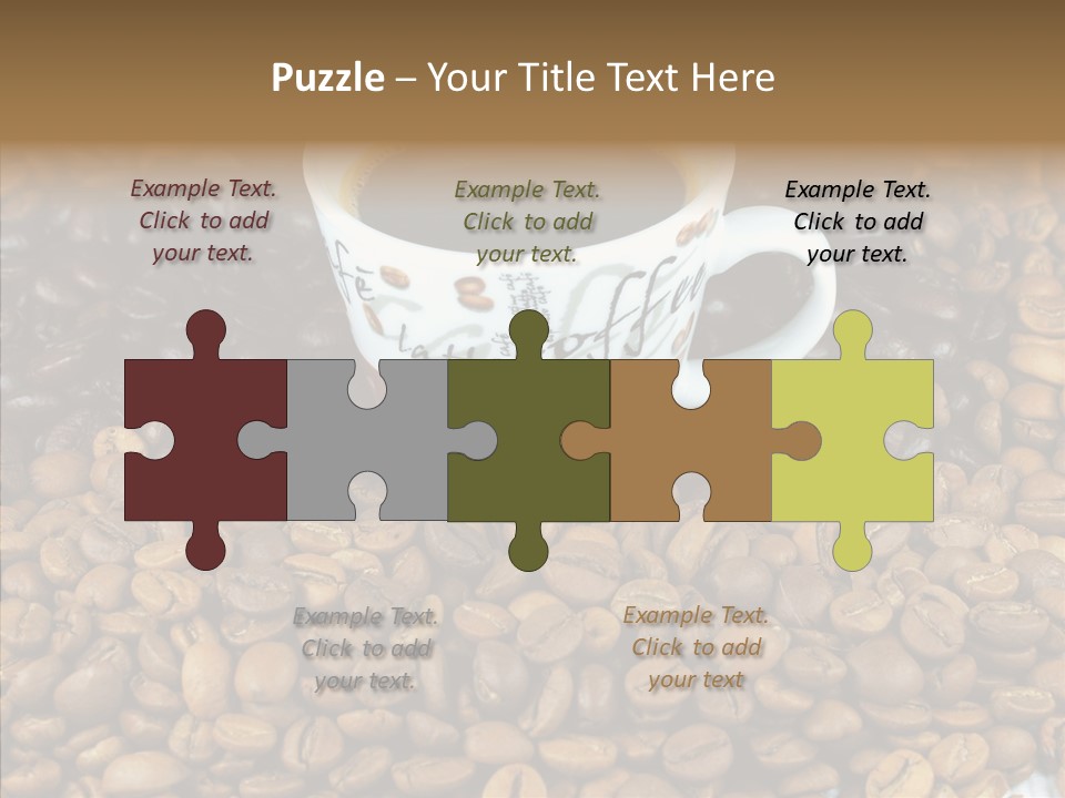 Cup Colour Breakfast PowerPoint Template