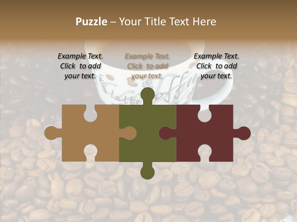 Cup Colour Breakfast PowerPoint Template