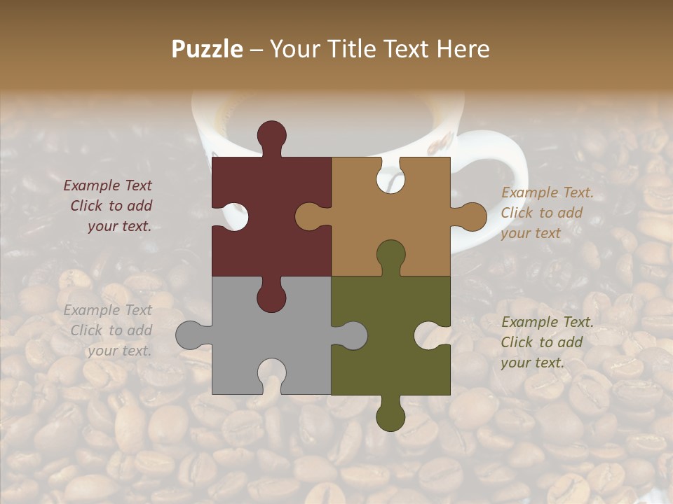 Cup Colour Breakfast PowerPoint Template