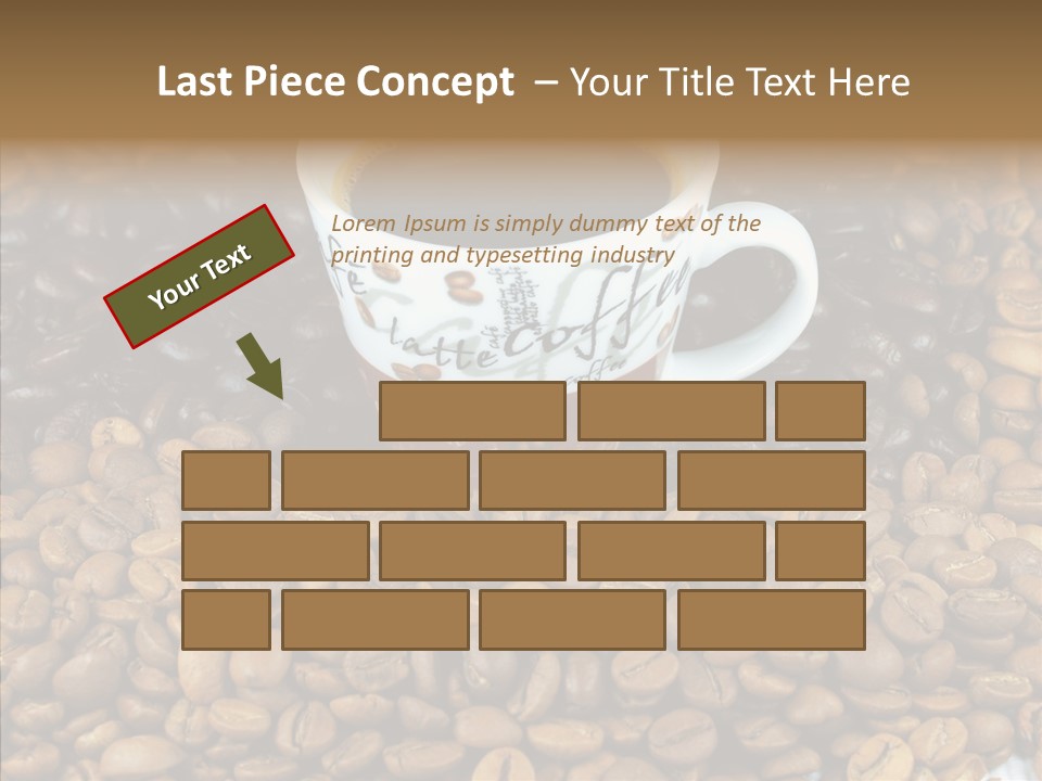 Cup Colour Breakfast PowerPoint Template