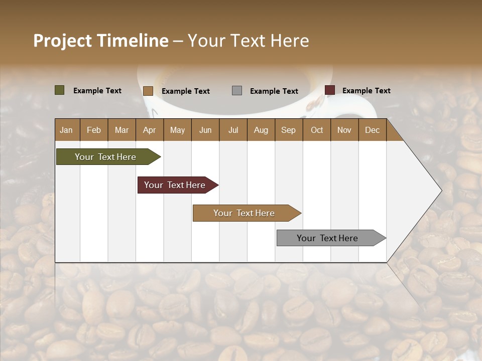 Cup Colour Breakfast PowerPoint Template