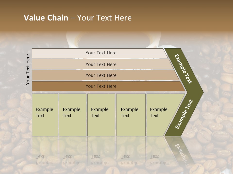 Cup Colour Breakfast PowerPoint Template