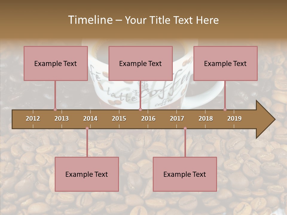 Cup Colour Breakfast PowerPoint Template