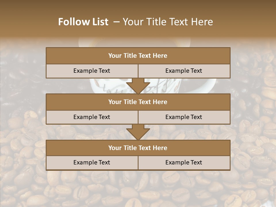 Cup Colour Breakfast PowerPoint Template