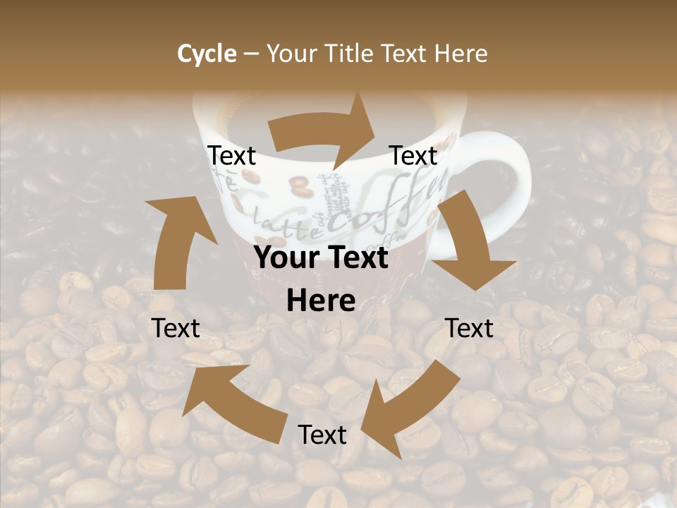 Cup Colour Breakfast PowerPoint Template