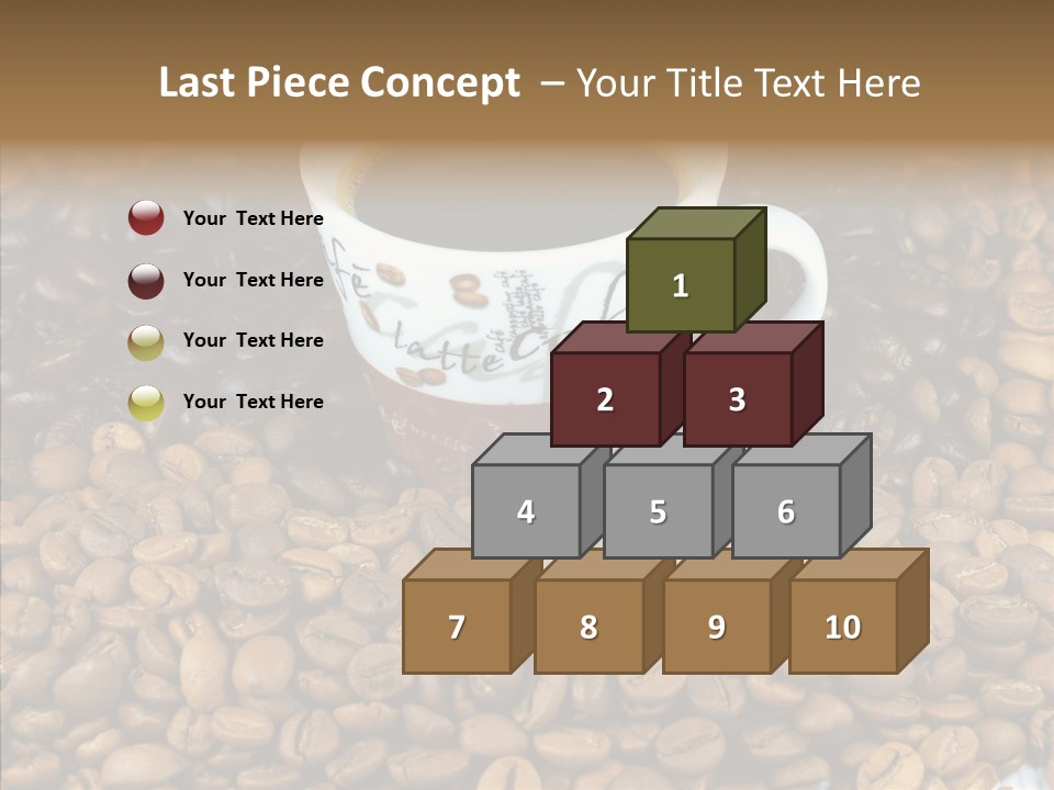 Cup Colour Breakfast PowerPoint Template