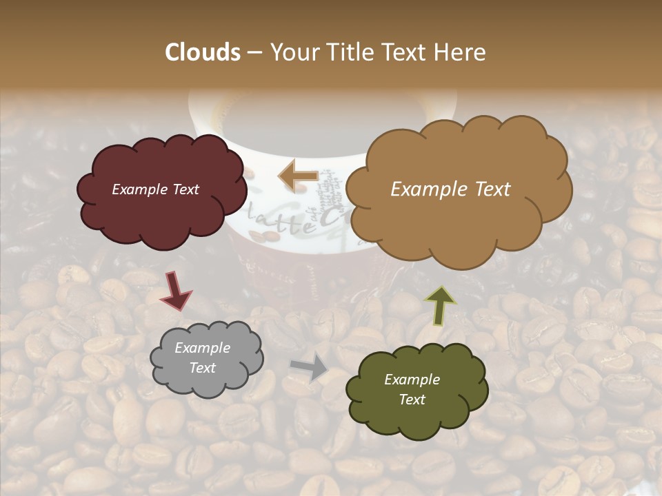 Cup Colour Breakfast PowerPoint Template