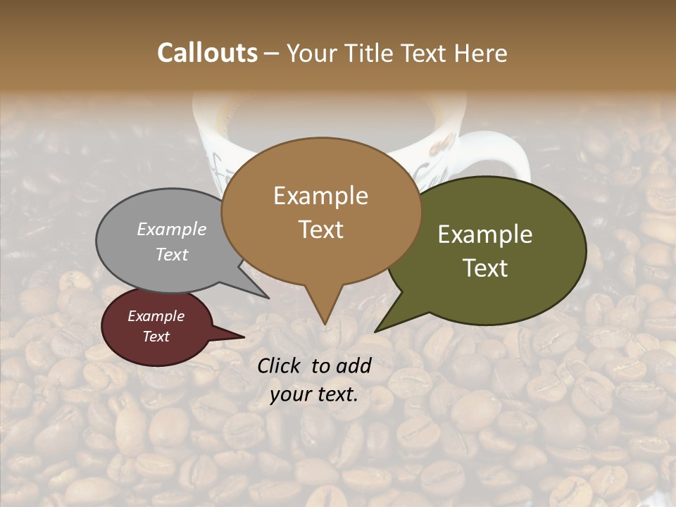 Cup Colour Breakfast PowerPoint Template