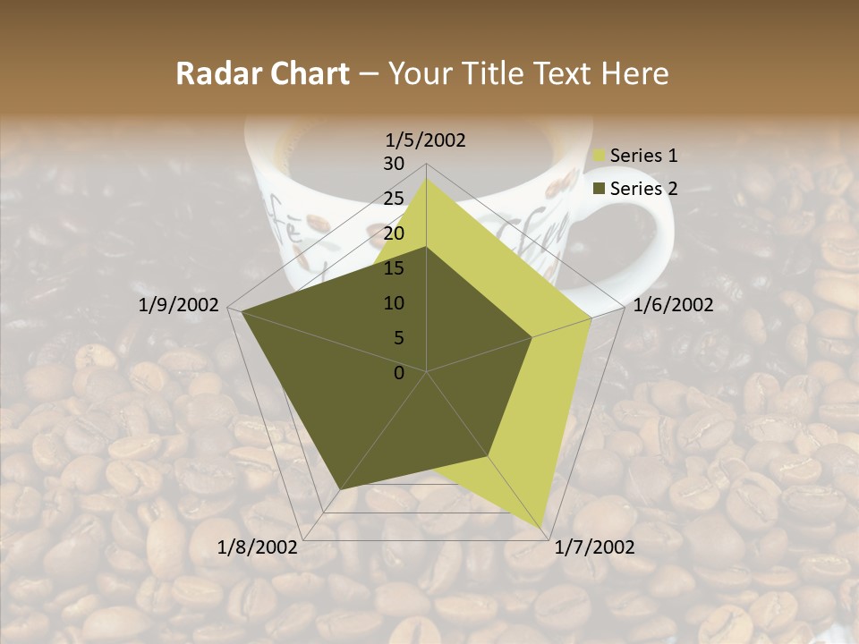 Cup Colour Breakfast PowerPoint Template