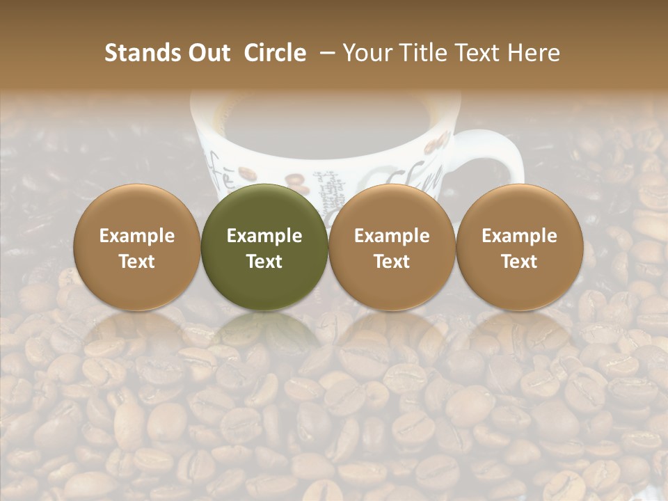 Cup Colour Breakfast PowerPoint Template