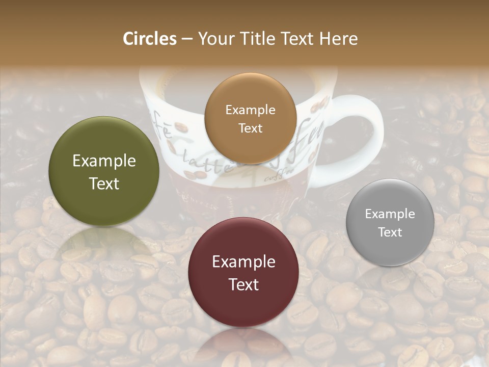 Cup Colour Breakfast PowerPoint Template