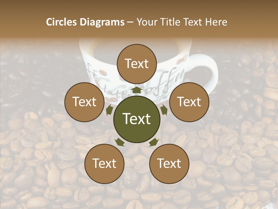 Cup Colour Breakfast PowerPoint Template